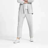 summer pleated pants men fashion gray black casual pants men japanese streetwear loose straight pants mens ice silk trousers relaxed fit trousers