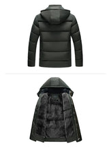 graphic outerwear featuring rainbowtouches parka men coats winter jacket thicken hooded waterproof outwear warm coat fathers clothing casual mens overcoat design – premium quality jacket for men