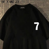 Vaporwave Chrome logo – Style Pure Cotton American High Street Short Sleeved T Shirt