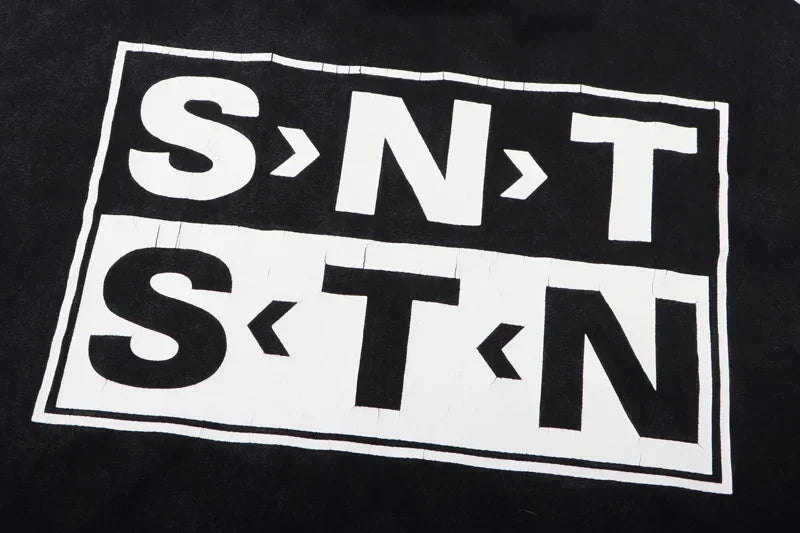 Y2K Graphic Tee – Newest Saint T Shirts Letter Pattern Tops Tee Men Woman Spri – Urban Streetwear for Men & Women