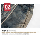 baggy jeans side pocket loose denim pants men luxury designer fashion harajuku streetwear baggy jeans trousers unique jeans style 2287