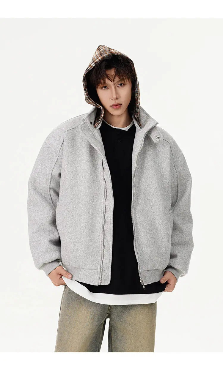 double-layered streetwear hoodie, 2025 trend piece - comfortable cotton fit with bold prints