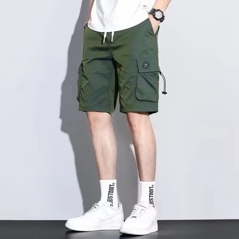 2024 New Summer Cargo Shorts For Men Multi-Pocket Sport Breathable Casual Hip-Hop Streetwear Bermuda Shorts Sweatpants Gym Short