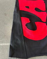 european and american new embroidered oversized trousers men y2k trendy hip hop knitted pants loose casual wide leg pants women unique default style 3617