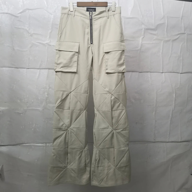 high new men 2023 cotton uncertain diamond factor comfortable cotton pockets parkour sweat casual pants sports cargo 386 unique cargo style 2250