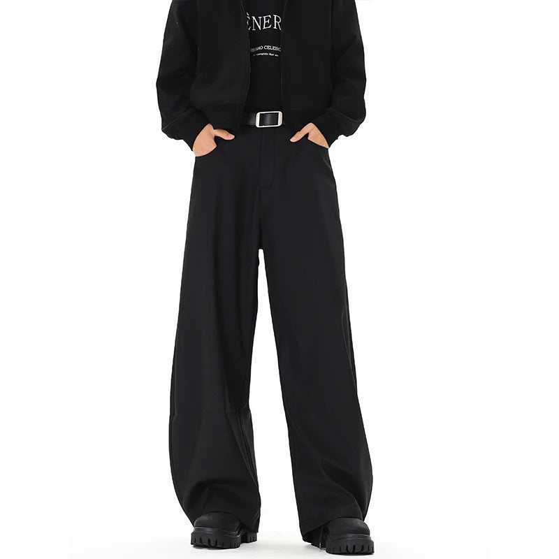 men streetwear fashion loose casual vibe hip hop black gray suit pant women harem pants trousers unique default style 2052