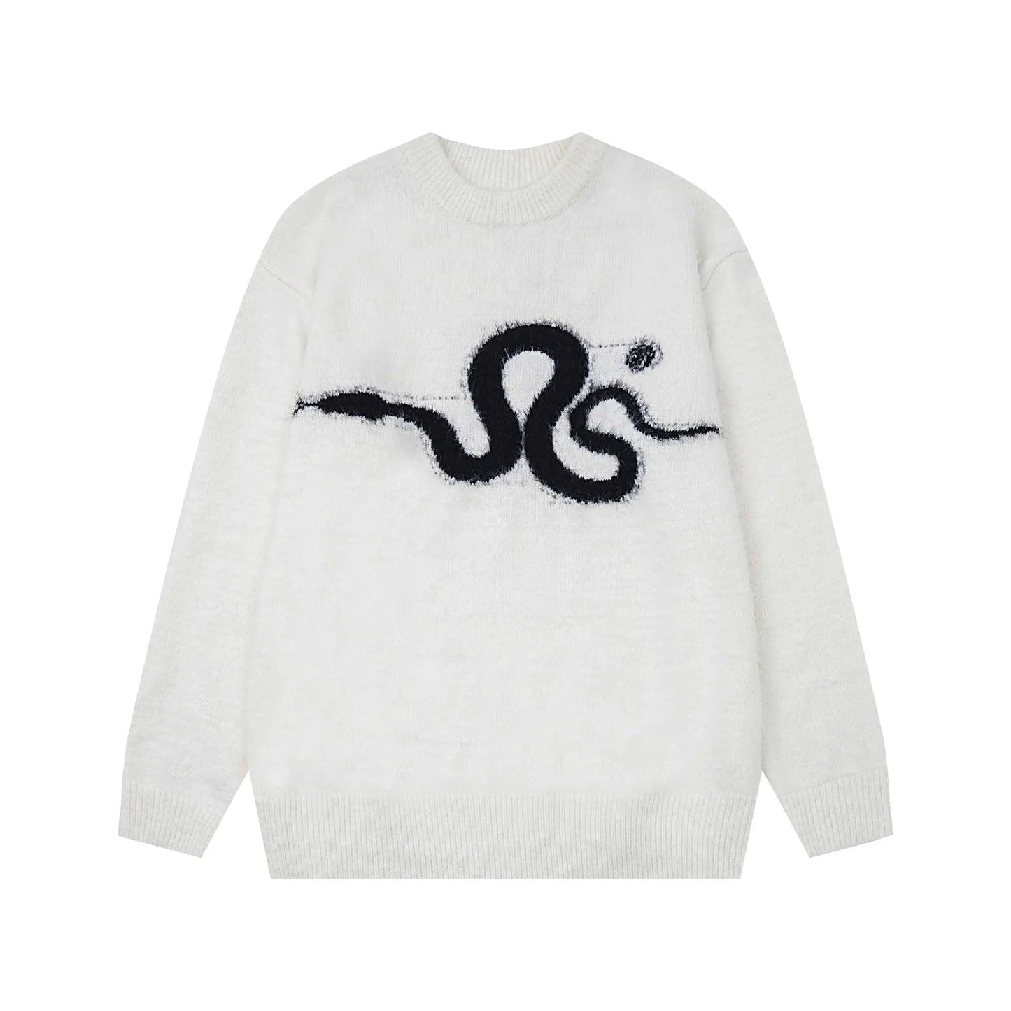 oversized flame jumper with bold print, ideal for photo-ready Y2K streetwear layering, street fashion menswear trend for seas