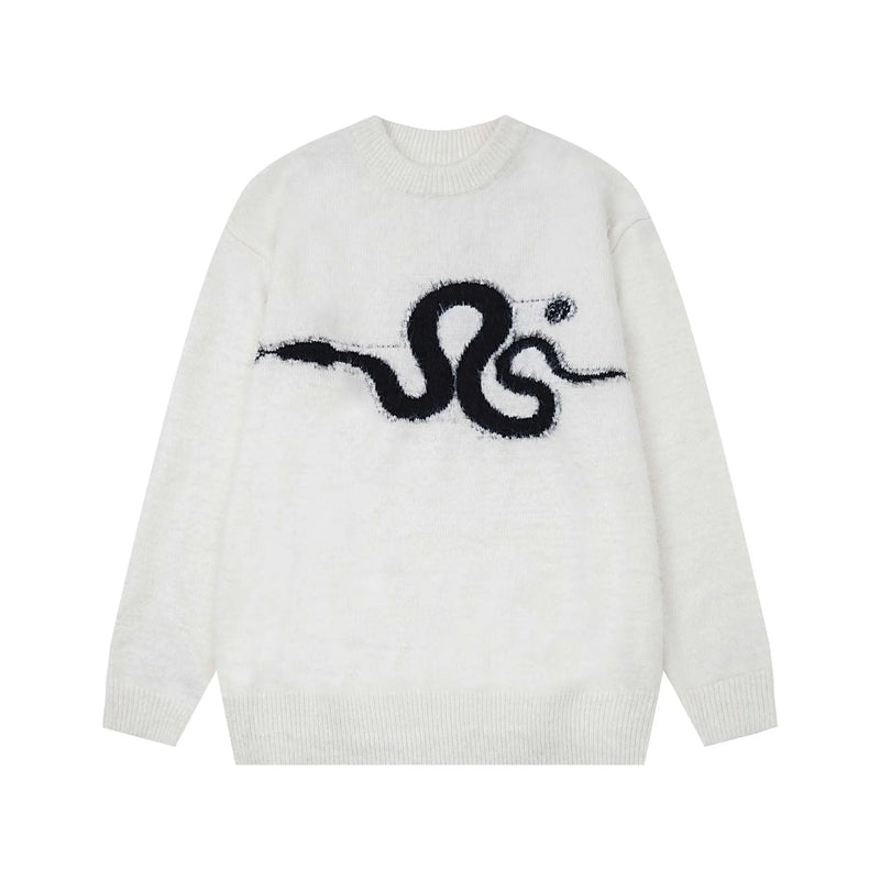 oversized flame jumper with bold print, ideal for photo-ready Y2K streetwear layering, street fashion menswear trend for seas