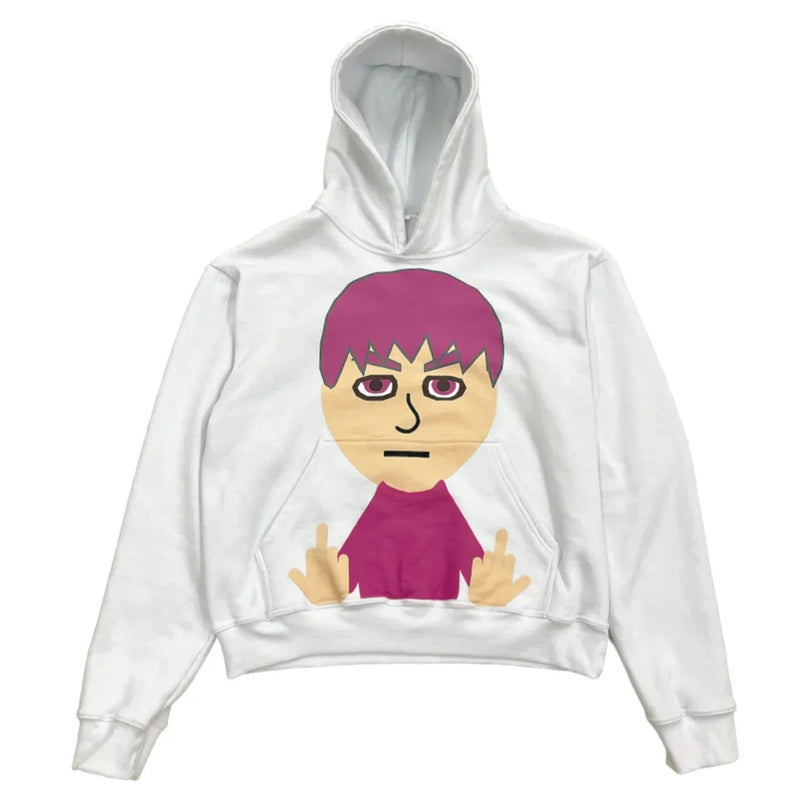 Y2K Womens Clothing Sweatshirt Long Sleeve Pullover Print Colorful Ove