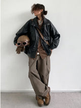 minimalist streetwear jacket, bold fashion piece, aesthetic
