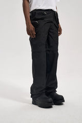 fashion detachable pants streetwear mens new casual hip hop streetwear cargo pocket tactical trousers straight joggers men pants unique joggers style 1636