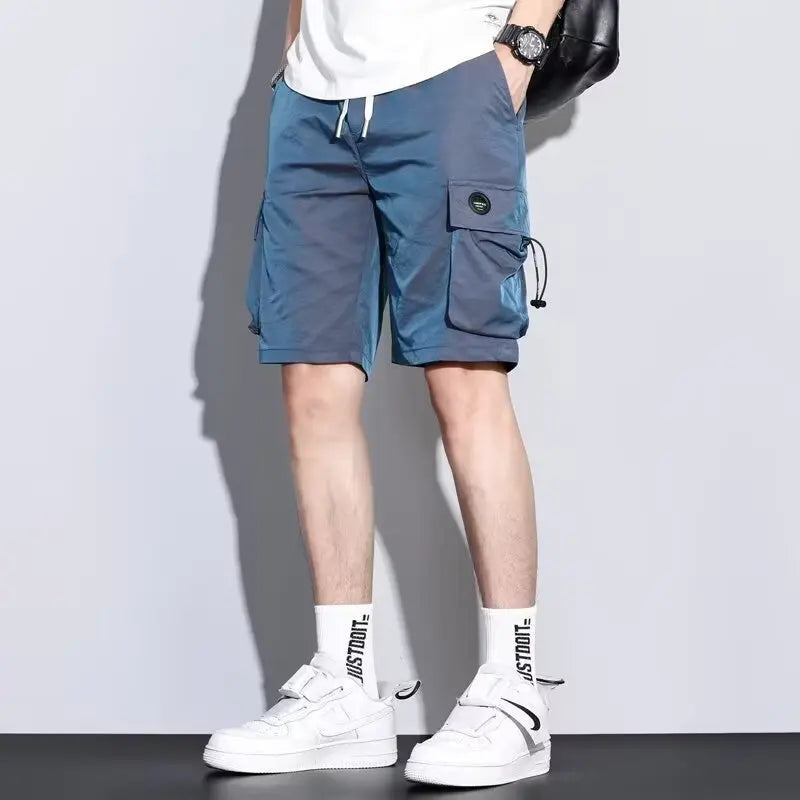 2024 New Summer Cargo Shorts For Men Multi-Pocket Sport Breathable Casual Hip-Hop Streetwear Bermuda Shorts Sweatpants Gym Short