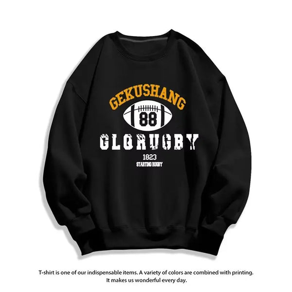 Autumn Mens Sweatshirt Korean High Quality Pure Cotton Sweatshirt Hara