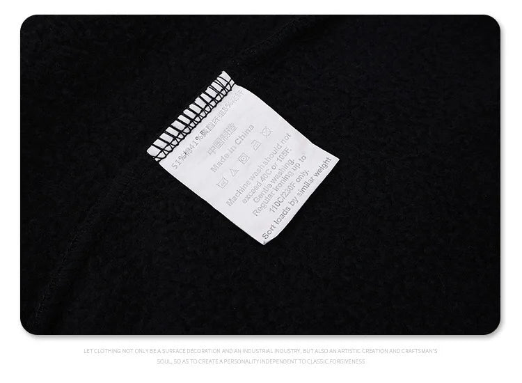 Street culture hoodie with classic rap lyrics print