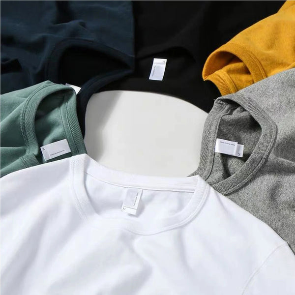 Trapwear Crying angel – 300G Heavyweight Solid Color T Shirt Youth Pure Cotton Loose