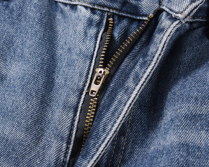 street wear washed hole destroyed skinny jeans denim hip hop blue cylinder male casual slim jeans pants ripped denim trousers unique jeans style 252