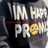 American Heavyweight Vintage Long Sleeved Fleece Hooded Sweatshirt Wit