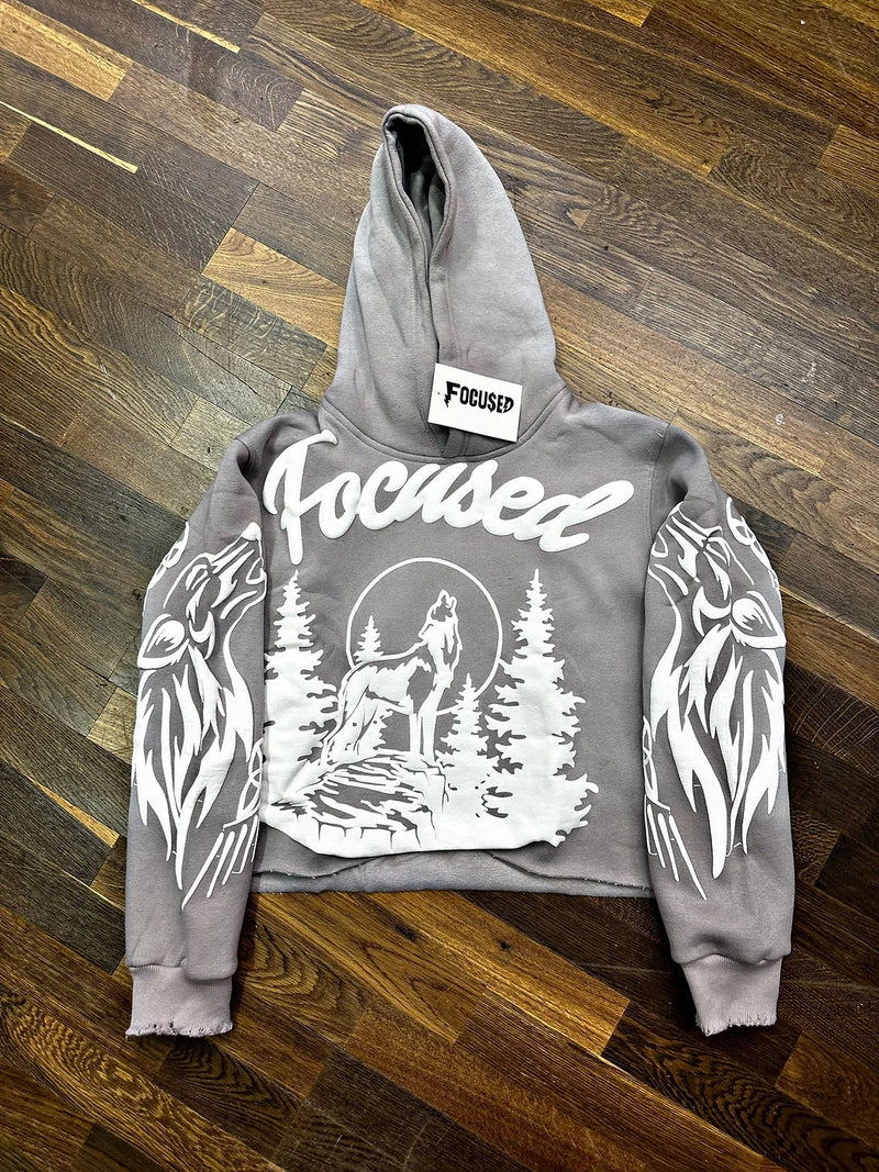 Y2K Pullover Hoodie Long Sleeved Oversize Vintage 3D Printed Clothing