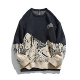 grunge oversized flame jumper built for warmth and edge, essential for winter street style, men’s streetwear clothing piece f
