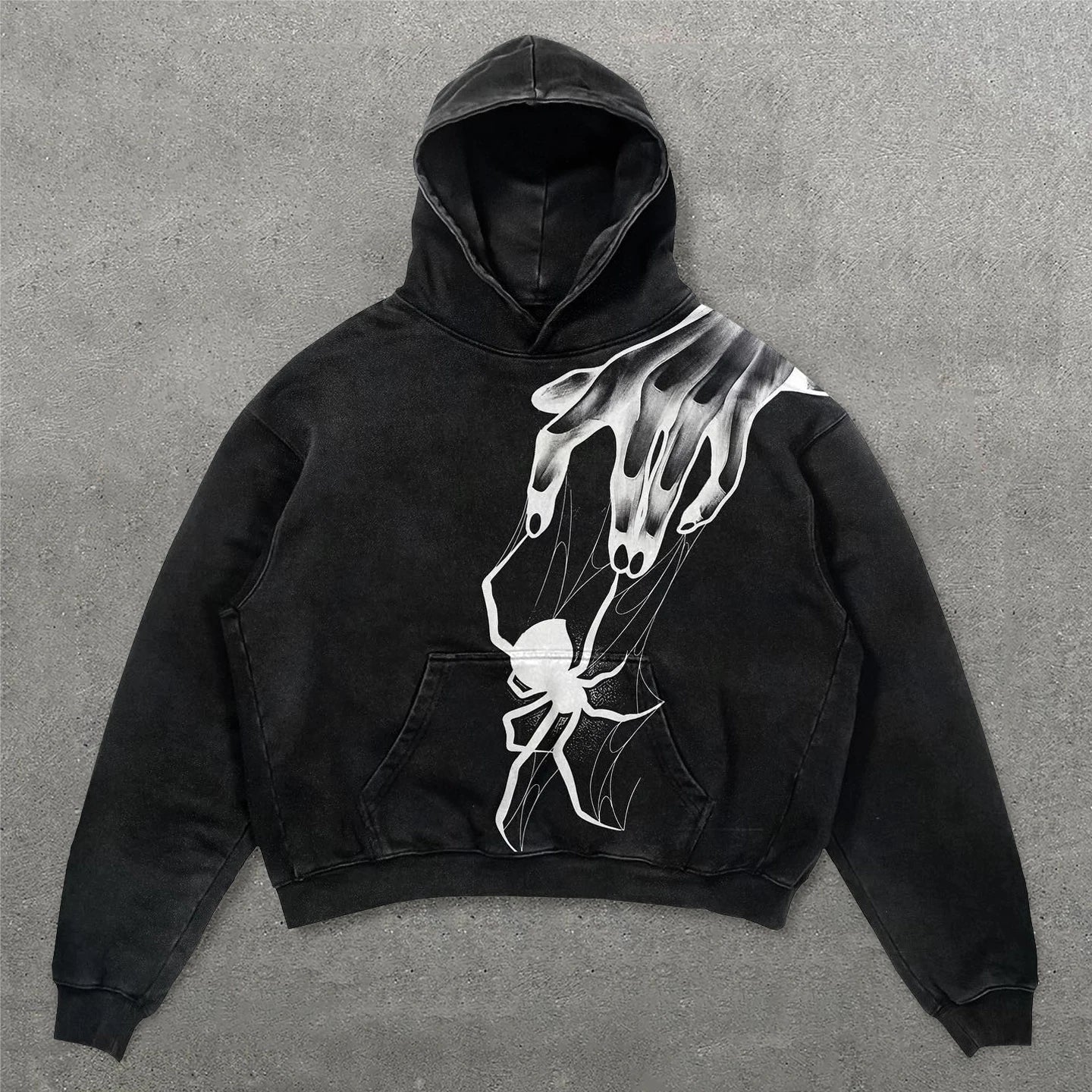 Oversized Punk Printing Hoodie Streetwear Harajuku Sweatshirt Y2K Tops