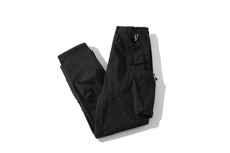 high new luxury men 2023 under my car zip up comfortable nylon workwear parkour tactical function casual pants sports cargo 484 unique cargo style 944