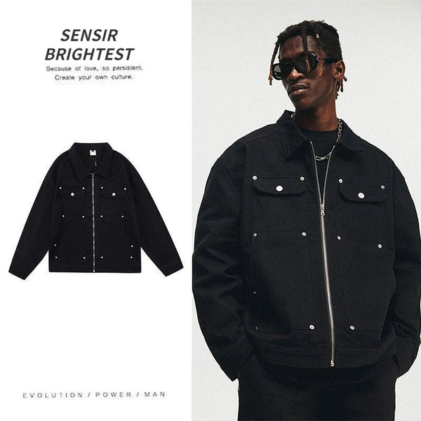 techwear bomber jacket, urban fashion, men's streetwear fashion, oversized urban jacket, high quality cold-weather coat