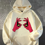 Funny Anime Graphic Printed Hoodies For Men Hip Hop Fashion Hoody Sweatshirts