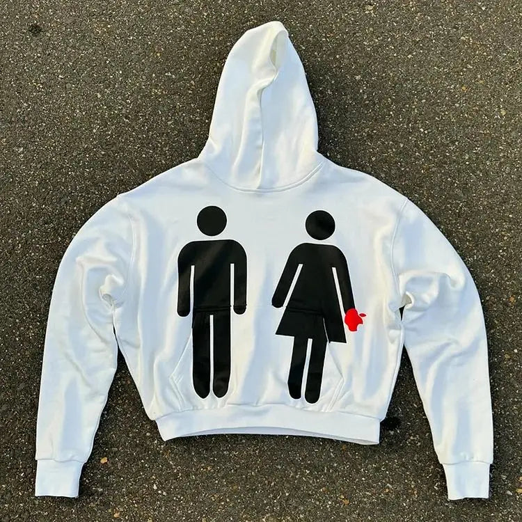 Trapwear Streetwear – Harajuku Oversized Vintage God Letter Print Hoodies Women – Streetwear Fashion for Men & Women