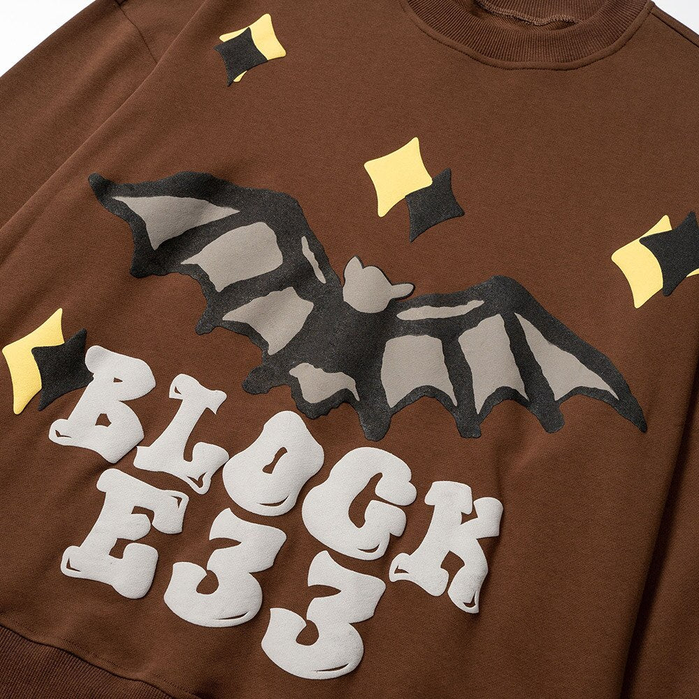 "Block Party" Unisex Men Women Streetwear Graphic Sweatshirt Daulet Apparel