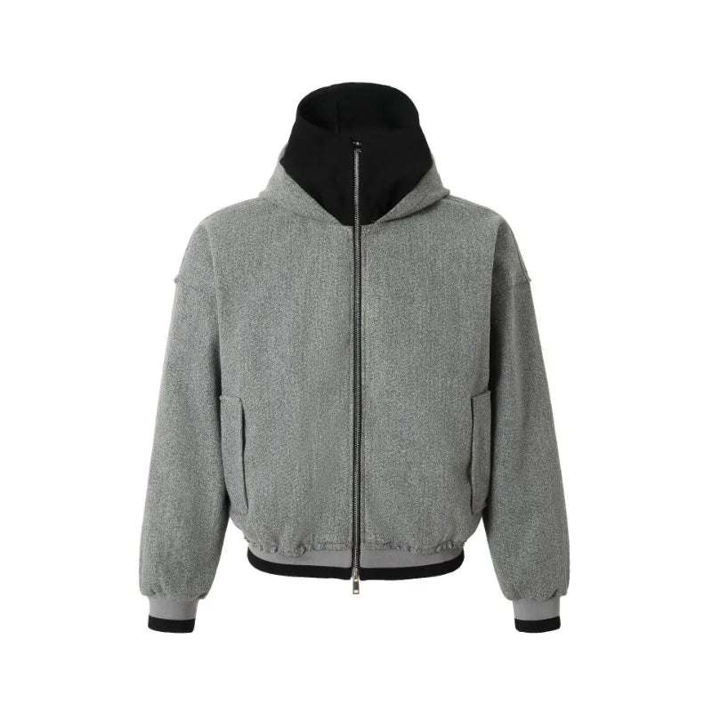 leather panel jacket, streetwear for men, men's streetwear fashion, oversized urban jacket, high quality cold-weather coat