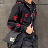Y2K Clothes Emo Pullover Vintage Jacket Oversize Streetwear Fashion St