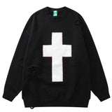 varsity flame pullover for men with bold graphic knit design, perfect for 2025 fashion, street fashion menswear trend for sea