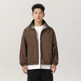 grunge winter jacket, layered citywear - trendy urban streetwear fashion for men and women