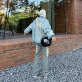 leather varsity jacket, cold weather layer, hip hop