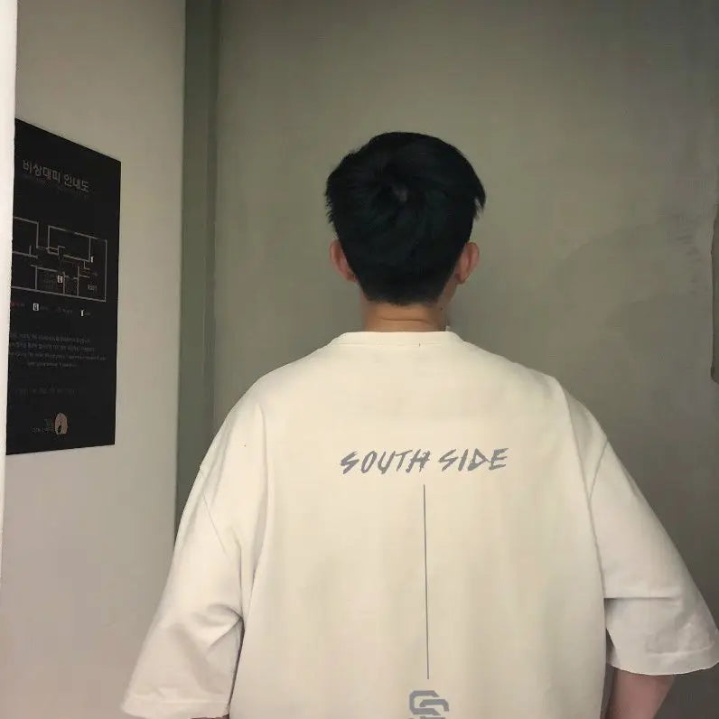 Sadcore Broken heart – Korean Style Summer New Short Sleeved T Shirt For Boy Simple