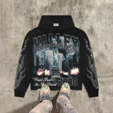 Y2K Graphic Tee – Vintage War Graphic Print Hoodies Women Y2K Tops Sweatshirt