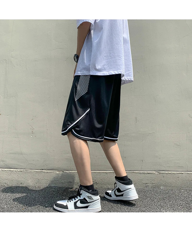 2023 summer new fashion shorts men loose pants shorts korean version all match casual sports pants men boutique clothing unique shorts style 3788
