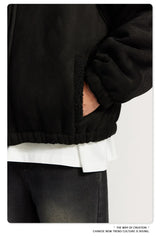 Checkered Varsity Bomber Coat Statement Piece