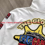 Towel Embroidered Cartoon Camouflage Glo Gang The Glory Full Zip Hoodi