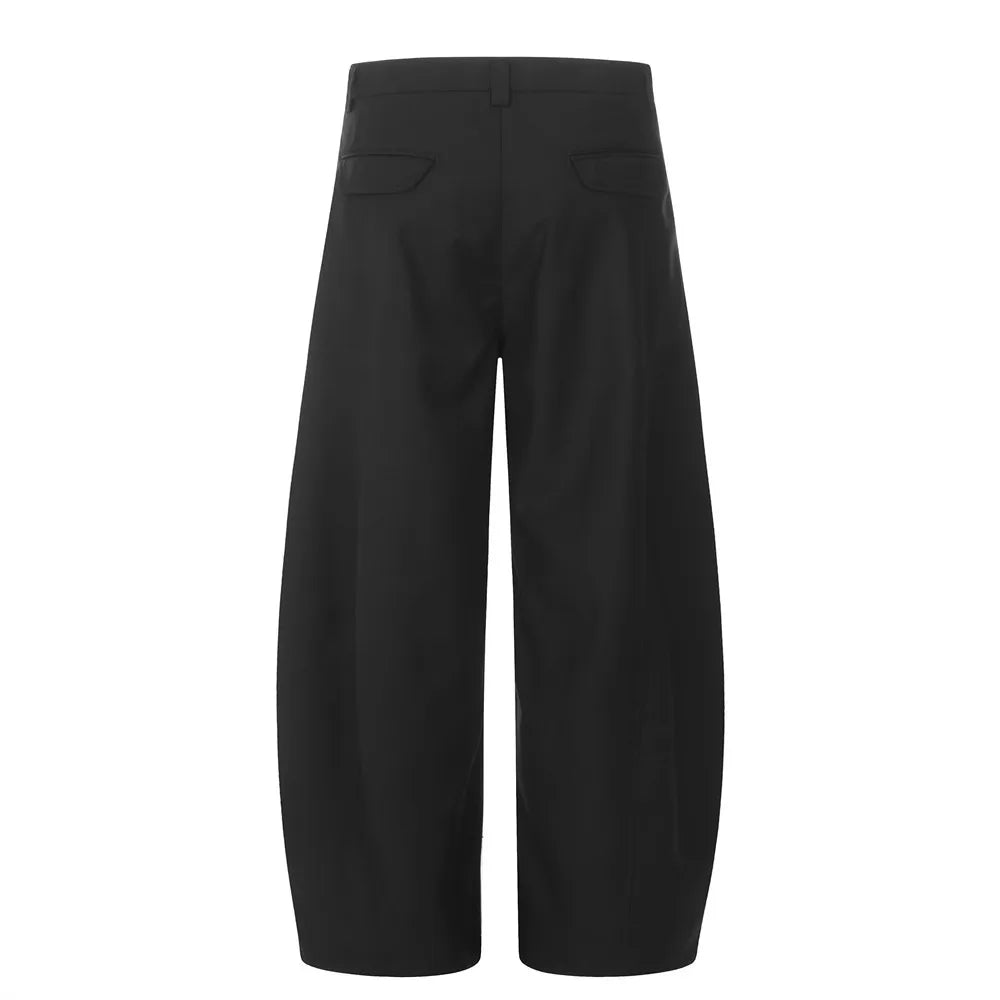 men women american streetwear fashion loose casual vibe hip hop cleanfit wide leg suit pant boyfriend harem pants trousers unique default style 2063