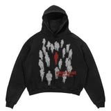 Y2K Womens Top Hoodies Sweatshirt Pullover Oversized Streetwear Vintag