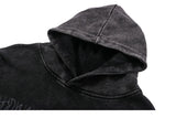 Hip Hop Streetwear Hoodie Sweatshirt Washed Vintage Devil Skull Skelet