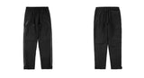 american street wear machine oversized joggers pants rubber side zipper nylon casual pants harajuku mens black track pants unique joggers style 3809
