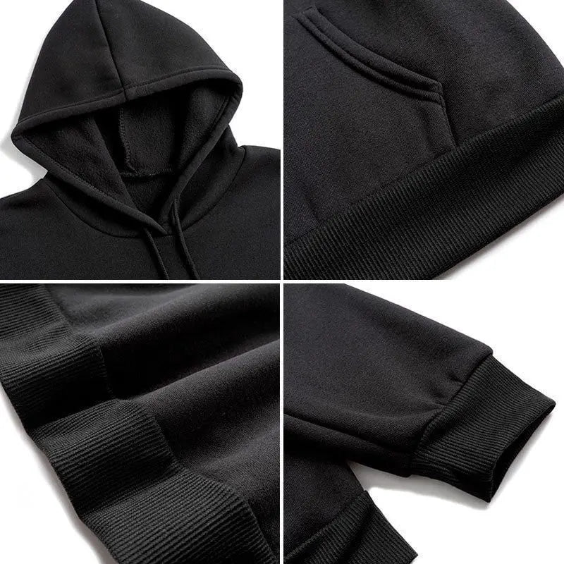 2024 American retro INS light gray street printed letter sweatshirt men and women in winter popular niche loose casual hoodie