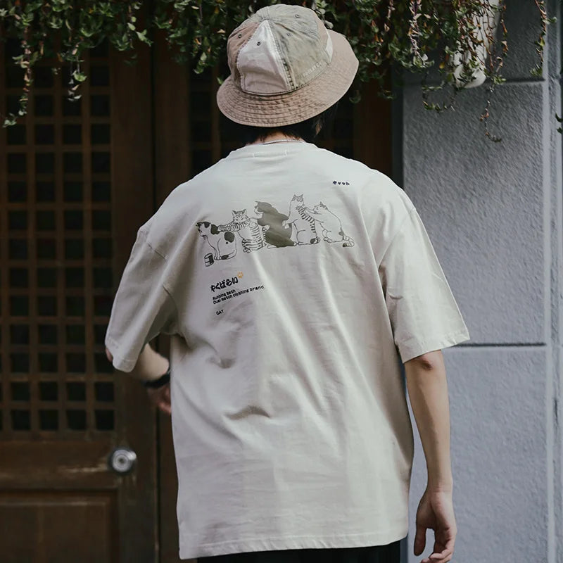 Y2k Oversized shirt – 2023 Men Hip Hop T Shirt Streetwear Japanese Kanji Harajuku