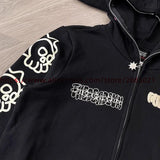 Towel Embroidered Cartoon Camouflage Glo Gang The Glory Full Zip Hoodi