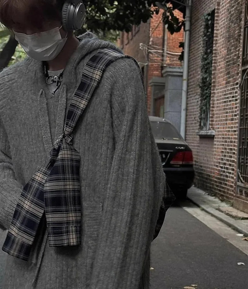 retro flame hoodie, high-street style, oversized streetwear hoodie for men, urban techwear fashion