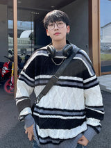 grunge knit sweater, fall winter drip, aesthetic soft knit grunge sweater for cozy streetwear