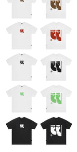 Vaporwave Chrome logo – Korean Style Fist Y2K Trendy Brand Personalized Creative Pri