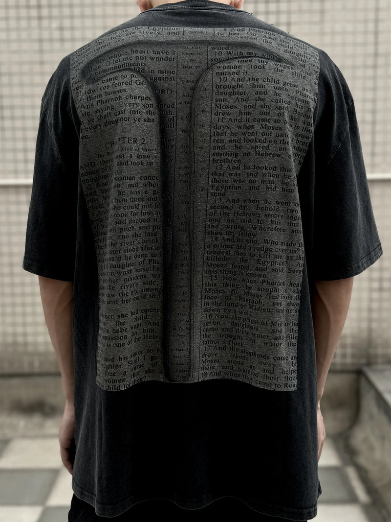 Y2K streetwear top featuring 2024 vintage retro film picture print streetwear high street casual cotton tops t shirt for summer